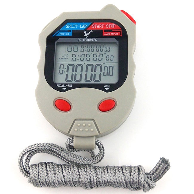 Đồng hồ bấm giây PC530 30 LAP ⚡ Đồng hồ thể thao độ chính xác cao - pin trâu - bộ nhớ 30 LAP