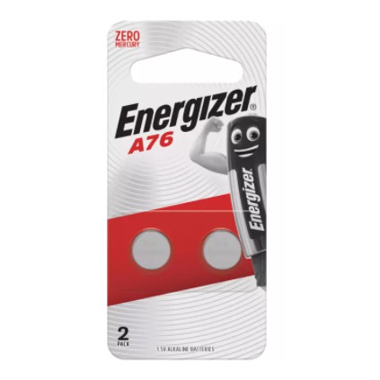 Vỉ 2 Viên Pin Nút Áo LR44 A76 Energizer Chính Hãng (Dùng cho remote cửa cuốn, cân điện tử, máy tính casio,đèn led)