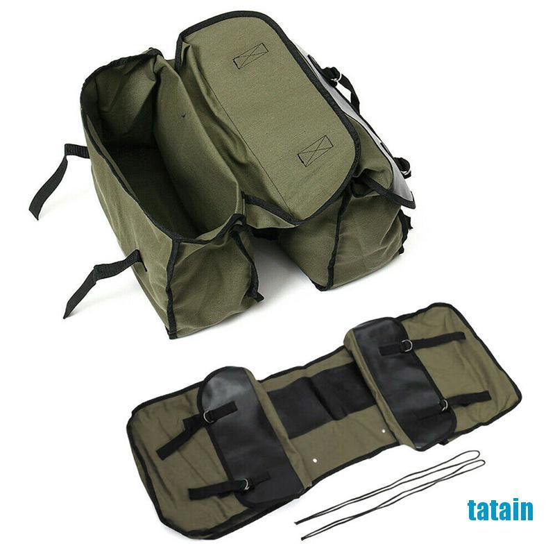 Túi canvas đựng đồ gắn yên xe máy chống thấm nước tiện dụng