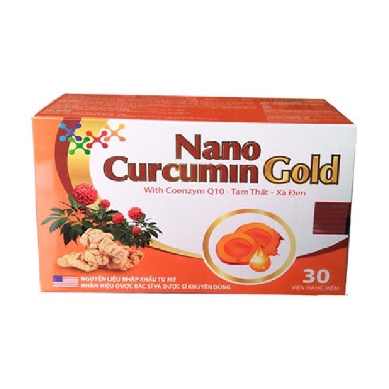 Viên uống Nano Curcumin Gold tam thất xạ đen