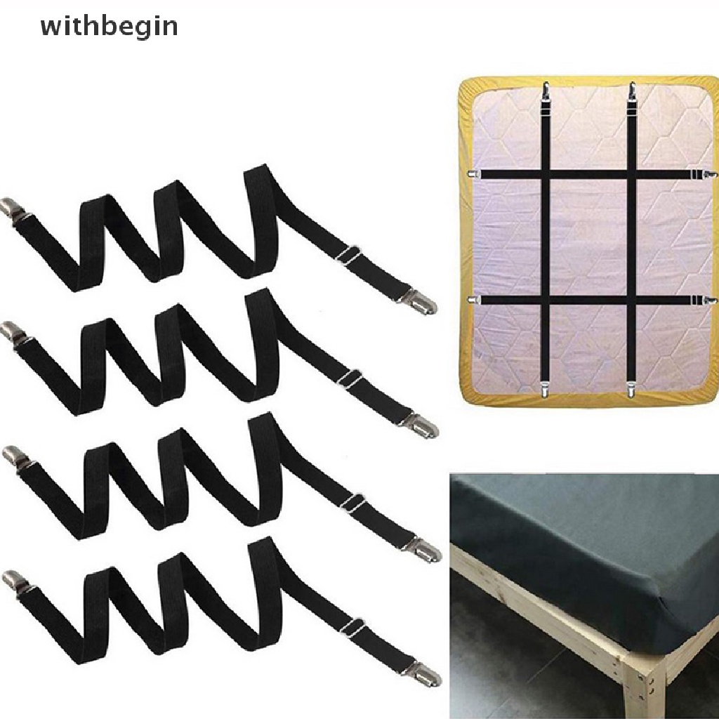 Set 2 kẹp giữ ga trải giường co giãn điều chỉnh linh hoạt