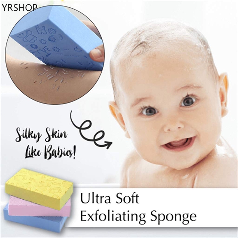 Miếng bọt biển tắm cho bé họa tiết hoạt hình dễ thương an toàn | BigBuy360 - bigbuy360.vn