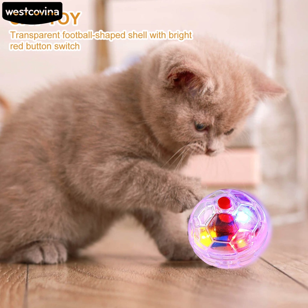 (MỚI) Bóng đồ chơi phát sáng giúp giảm stress cho thú cưng