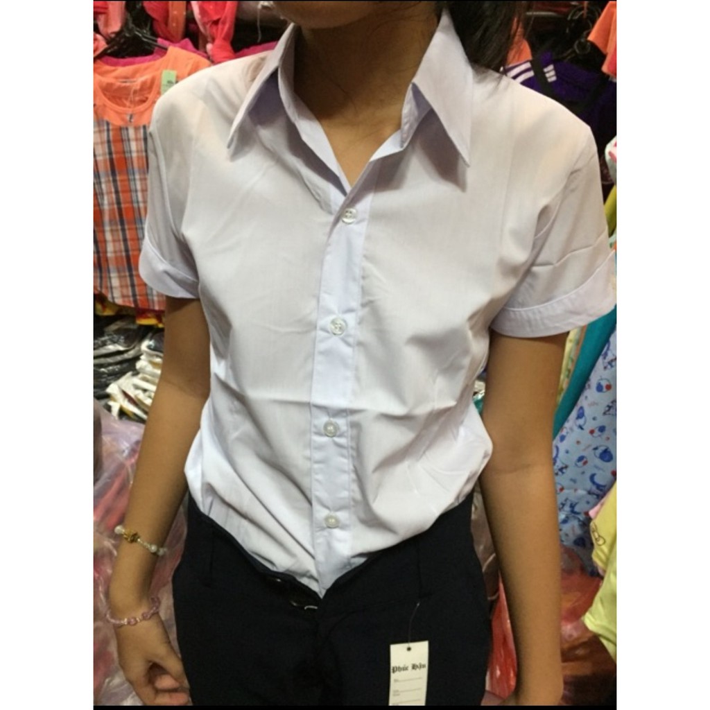 Áo sơ mi học sinh nữ