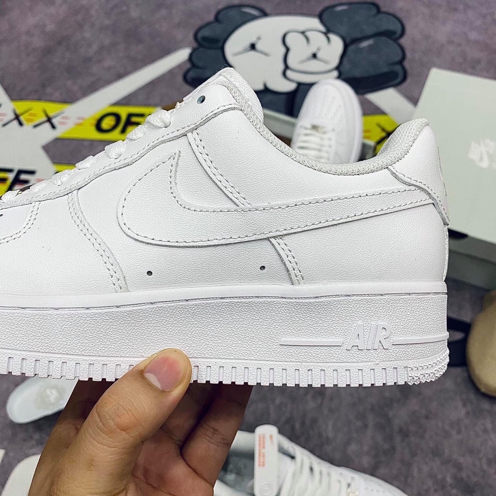 Giày Air Force 1 All White, Giày af1 trắng nam nữ hàng s.cấp full bill, box