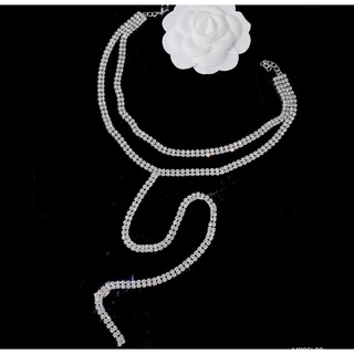 Vòng cổ - chocker 2 dây đá nhân tạo đi tiệc siêu xinh