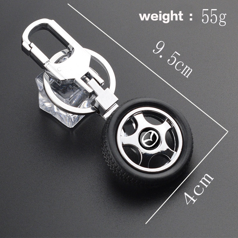 Móc Khóa Kim Loại Hình Logo Xe Mazda