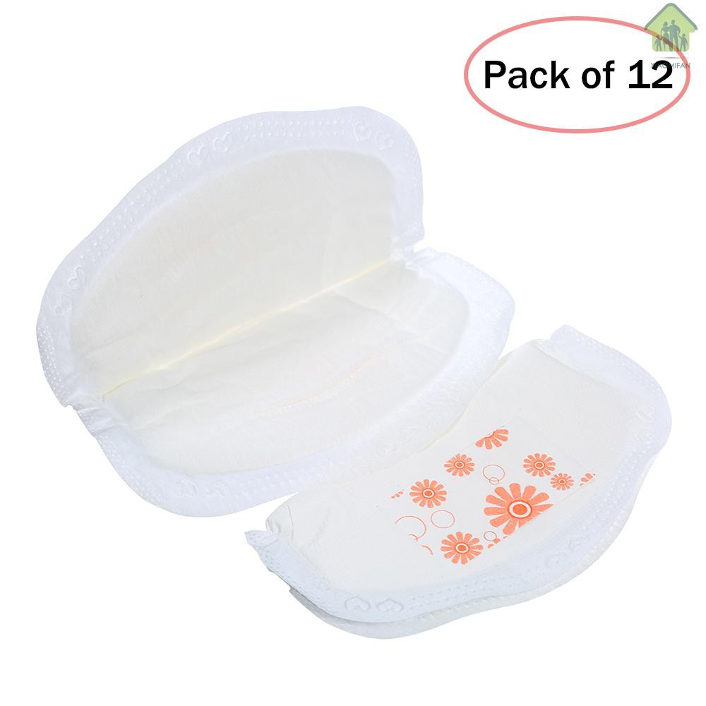 CMBEAR (Hàng Mới Về) Set 12 Miếng Dán Ngực Hút Sữa Tiện Dụng Cho Mẹ Chăm Sóc Bé