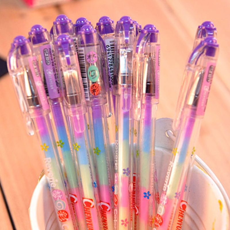 Bút Bi 6 Trong 1 Nhiều Màu Sắc Cho Bé