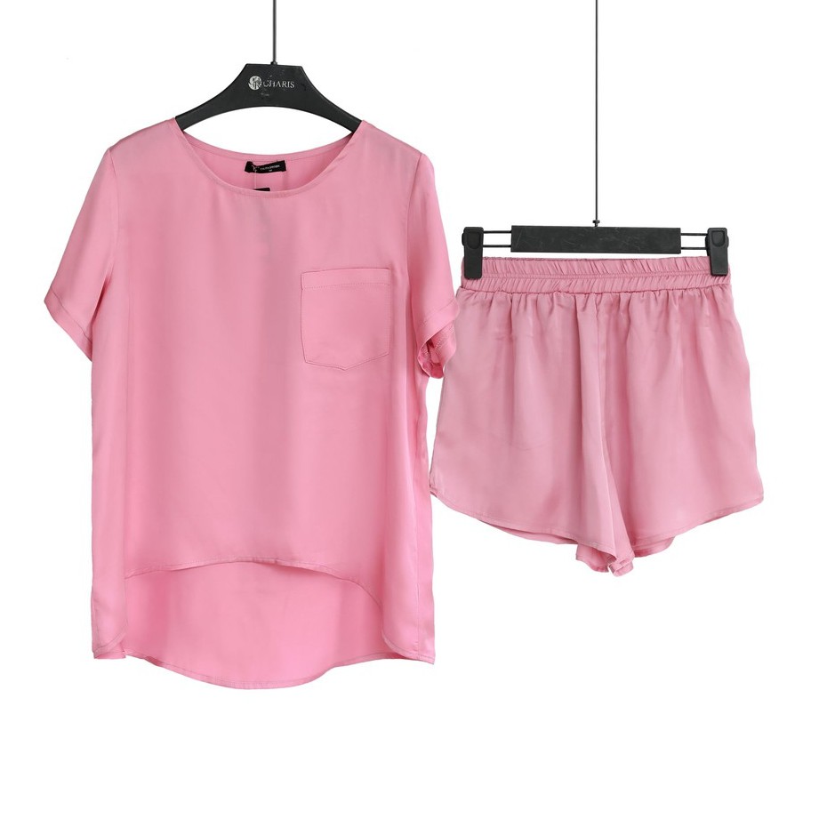 Bộ pijama lụa đũi vải thoáng mát mềm mại, thời trang cao cấp TK FASHION BD2021