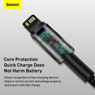 Cáp sạc nhanh 2m Type C to Lightning Baseus Data PD (20W, Power Delivery Fast Charge, C to iPhone Cable)