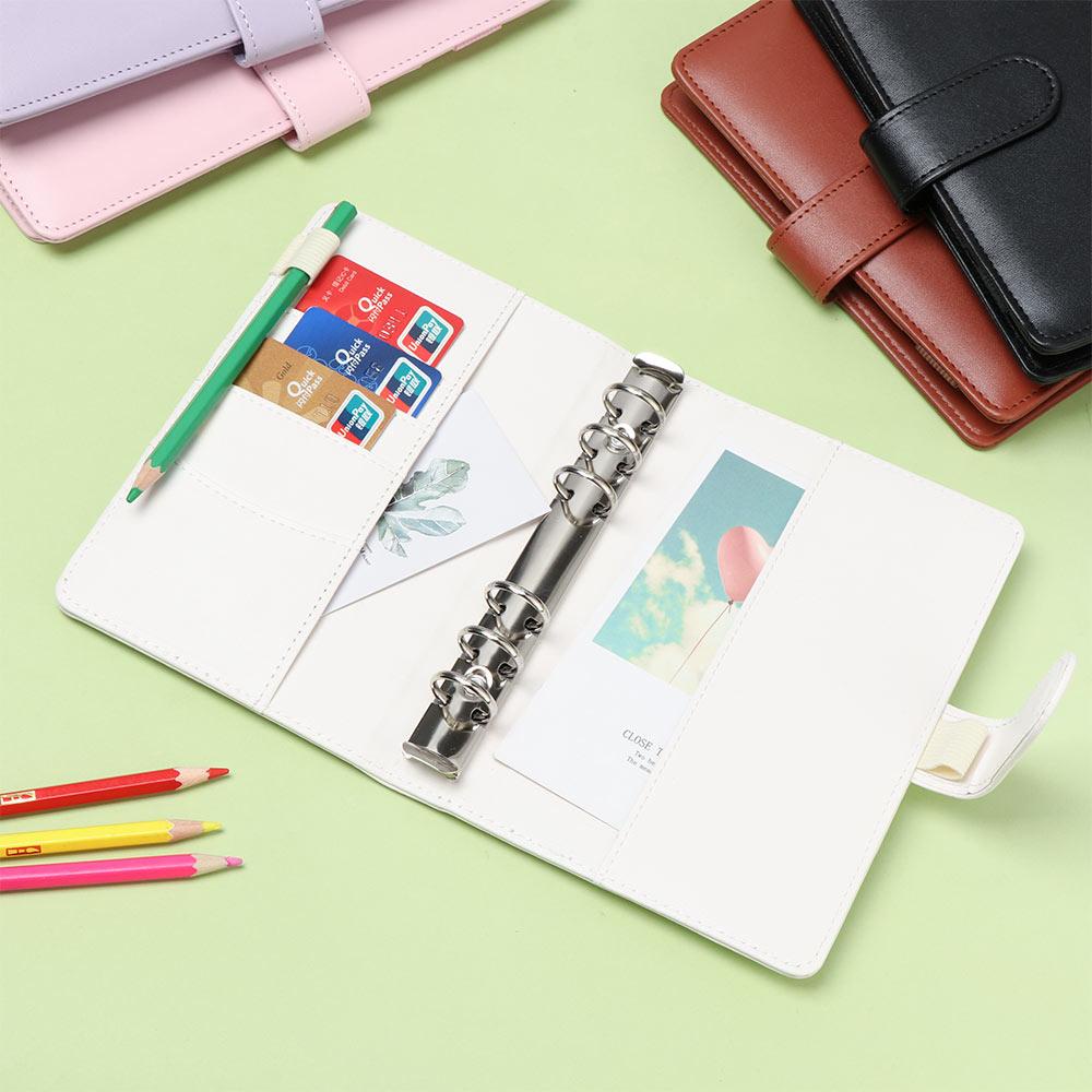 ZAIJIE24 Bìa Đựng Hồ Sơ 6 Lỗ Khổ A6 / A5