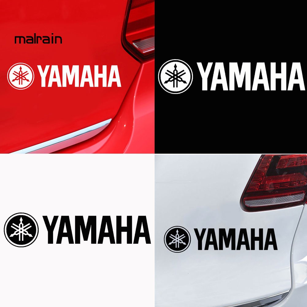 Miếng Dán Trang Trí Xe Ô Tô Hình Logo Malyamaha