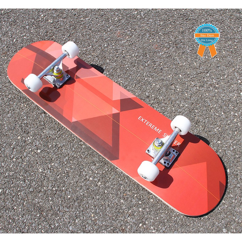 Ván trượt skateboard thể thao gỗ phong ép 7 lớp mặt nhám