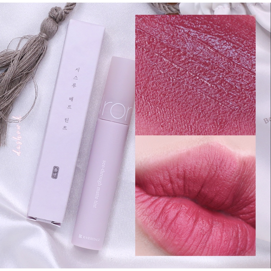 (AUTH, TEM HIDDEN TAG) Son kem Romand HanBok See Through Matte Tint màu 07 08 09 10 | BigBuy360 - bigbuy360.vn