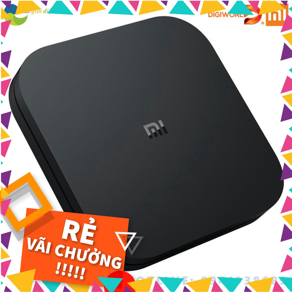 [SALE] [Bản quốc tế] Android Tivi Box Xiaomi Mibox S 4K (Android 8.1) - Bảo hành 6 tháng - Shop Thế giới điện máy .