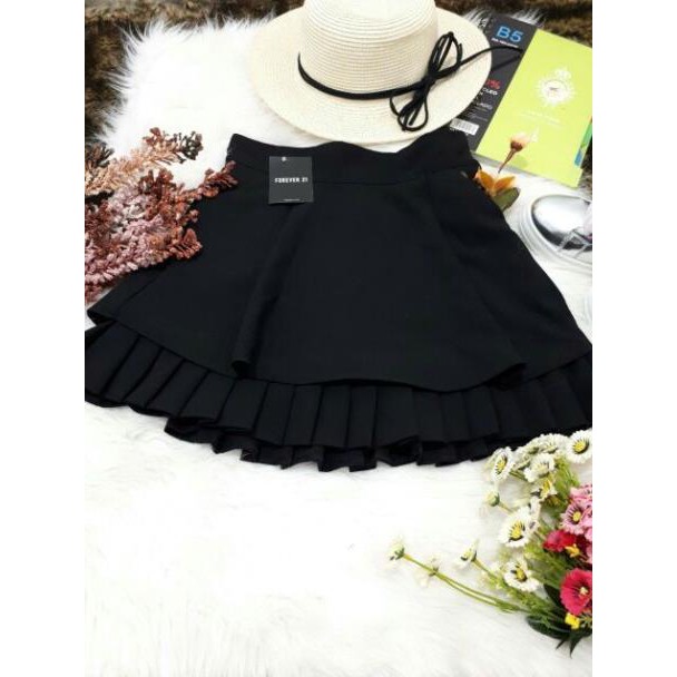 Chân váy sếp ly 2 tầng chất dày - có TÚI, có kèm quần vô cùng tiện lợi ( <52kg) | BigBuy360 - bigbuy360.vn