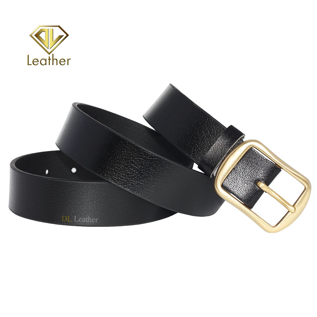 THẮT LƯNG NAM KHÓA ĐỒNG DA BÒ NGUYÊN TẤM DLKĐCN-01