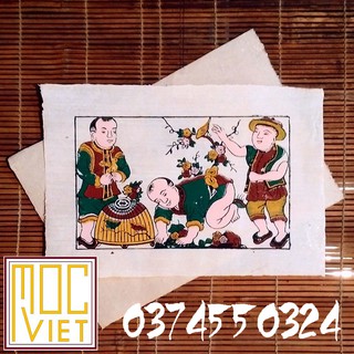 Tranh đông hồ chơi chim