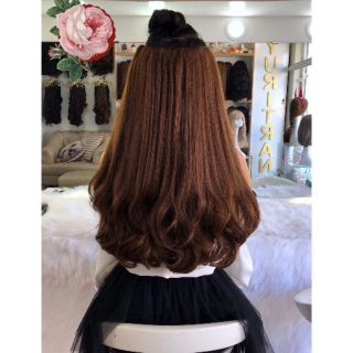 Tóc giả xoắn đuôi cao cấp