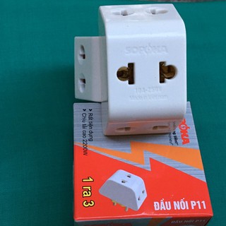Đầu nối/Phích nối 1 ra 3 Sopoka