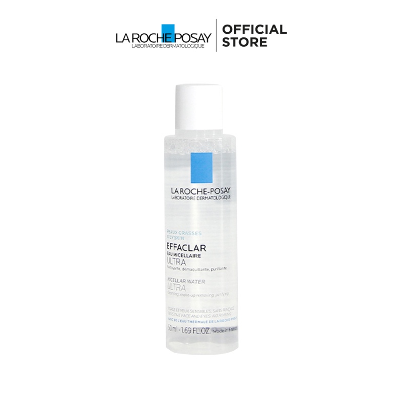 Nước tẩy trang làm sạch sâu và kiểm soát bã nhờn cho da dầu nhạy cảm La Roche Posay Micellar Water 50ml