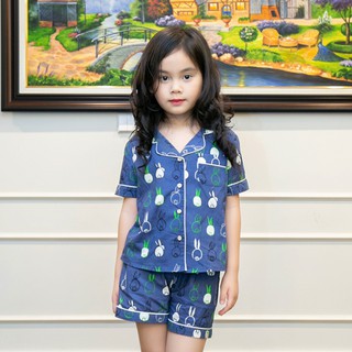 Đồ bộ pijama bé gái size 15kg đến 18kg