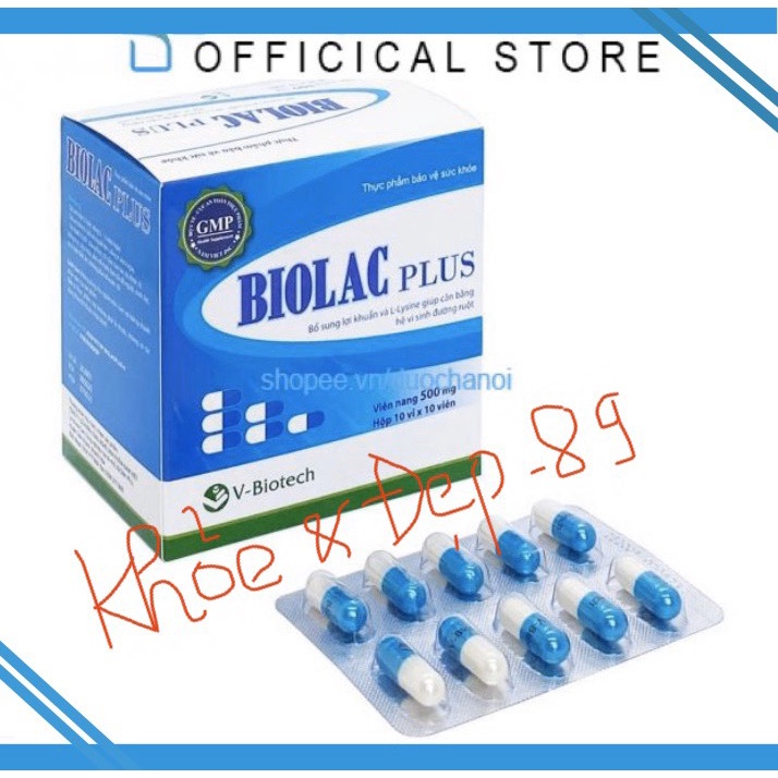 MEN TIÊU HÓA BIOLAC PLUS - GIÚP CÂN BẰNG HỆ KHUẨN RUỘT.