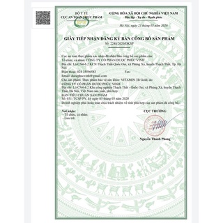 Vitamin 3B Phúc Vinh (hộp 100 viên)