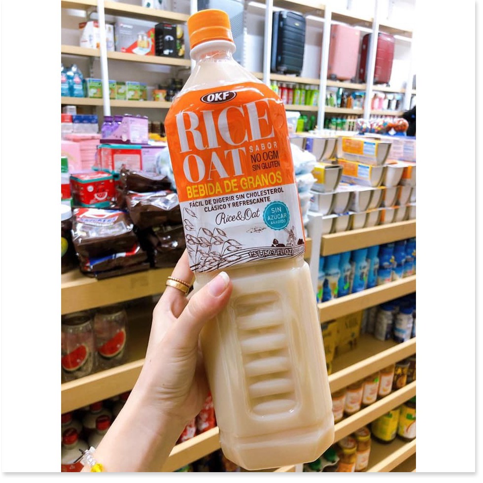 [Ko Đường] Sữa Gạo Yến Mạch OKF Rice Oat 1500ml - Sữa Gạo Hàn Quốc
