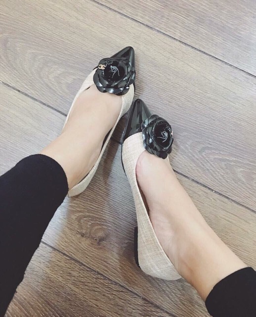 GIÀY BỆT HOA TRÀ CỰC SANG