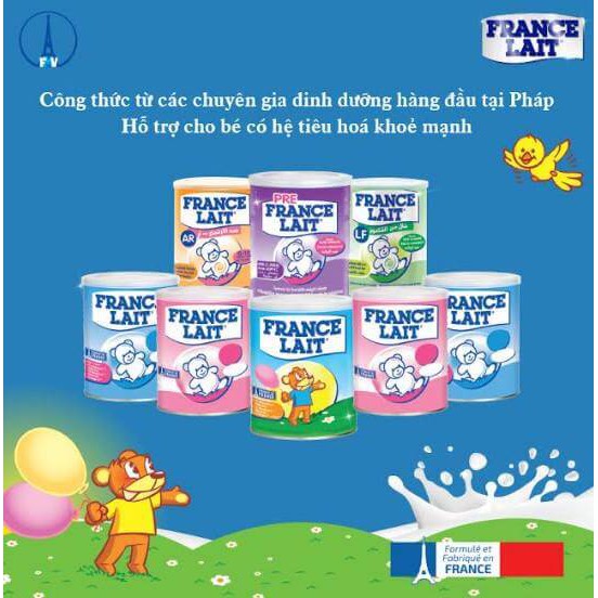 Sữa Bột France Lait 400g đủ số 1, 2, 3 ( Date 2022 )