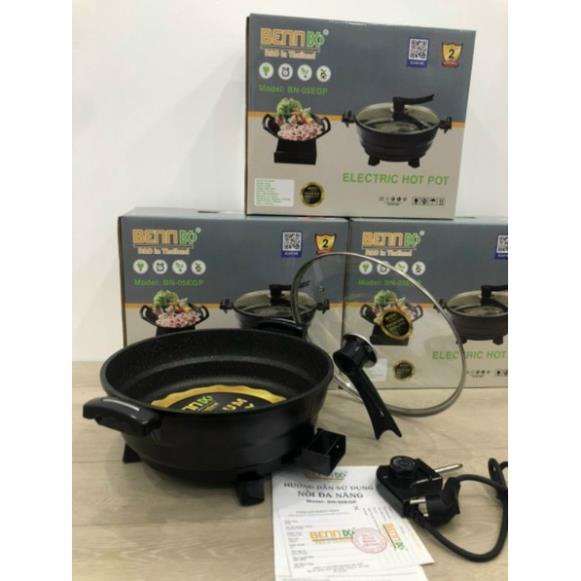 Nồi lẩu đa năng cao cấp Bennix 5 lít công suất 1700w_hàng chính hãng bảo hành 2 năm (Lỗi 1 đổi 1)