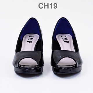 JMP - Giày Cao Gót Hở Mũi Da Mềm 7CM - CH19