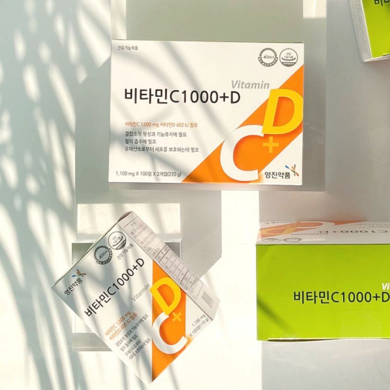 Hộp 200 viên vitamin CD hàn quốc