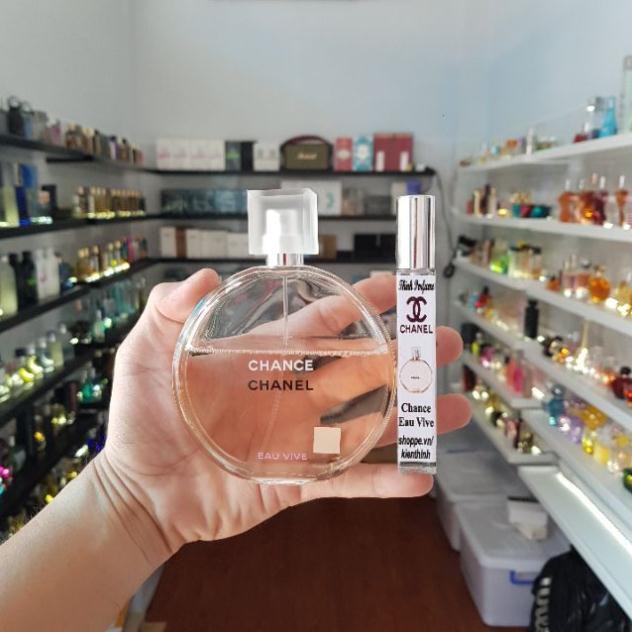 FREESHIP TOÀN QUỐC ➻❥ Alay - Nước hoa chính hãng Chance Chanel Eau Vive Test 5ml/10ml/20ml | BigBuy360 - bigbuy360.vn