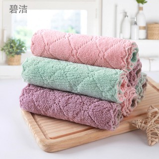 Combo khăn lau bếp đa năng, mềm mại, siêu thấm hút 2 mặt chống dính dầu mỡ nhanh khô