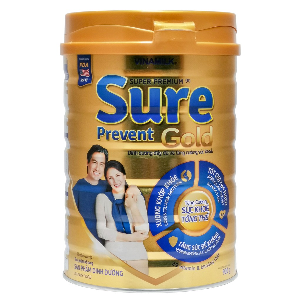 Sữa bột Sure Prevent Gold 900g