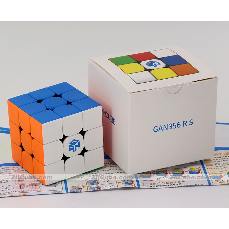 Rubik Gan 356 RS (Tặng Dầu Và Chân Đế) - Rubik 3x3 Gan Thương Hiệu Cao Cấp ( Quay Trơn, Nhanh, Bẻ Góc Cực Tốt)