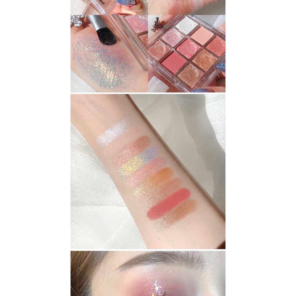 Phấn mắt nhũ Glam Colour là phấn mắt đa sắc