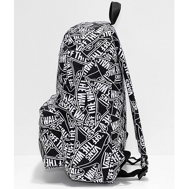 Balo đi học Nam Nữ Trắng Đen Chống Nước  -  Balo Vansss Old Skool III Off The Wall Black/ White Backpack