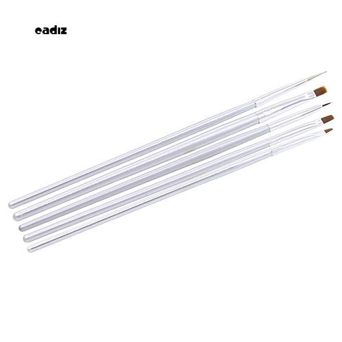 [Hàng mới về] Bộ 5 cọ vẽ trang trí móng tay nghệ thuật chuyên dụng chất lượng cao tiện lợi