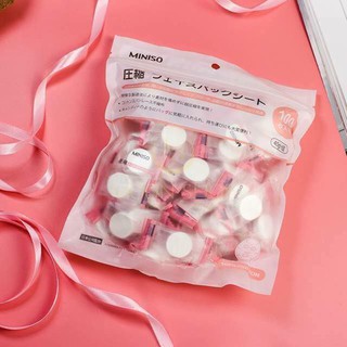 [1 VIÊN] MẶT NẠ GIẤY NÉN MINISO NHẬT BẢN 1 VIÊN