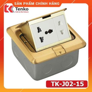 [ Chính Hãng ] Ổ Cắm Điện Âm Sàn Đa Năng Bằng Đồng Thau Tenko TK-J02-15