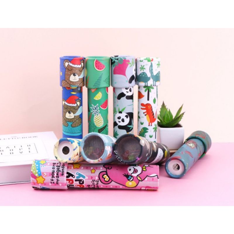 Đồ chơi kính vạn hoa cho bé, ống nhòm mà thuật, nhiều hình thù đáng yêu - Soleill Home