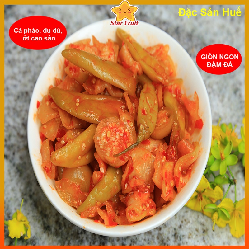 Mắm Dưa Cà (Cà, đu đủ, ớt cao sản) _Đặc Sản Huế (Loại Ngon)