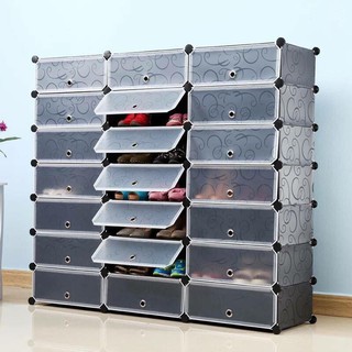 Tủ giày 21 ô, kệ giày nhựa lắp ghép 21 ngăn giá rẻ, bền, gọn nhẹ, dễ lắp ghép, di chuyển,chứa được 42 đôi giày người lớn