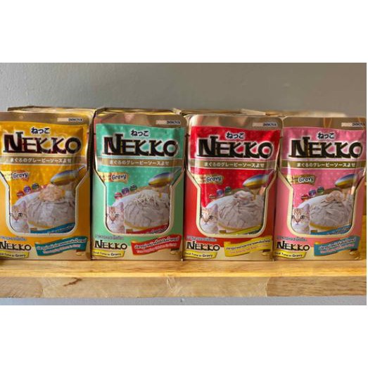 Pate cho Mèo NEKKO Gói 70g Bổ sung dinh dưỡng Thơm ngon khó cưỡng Xuất xứ Thái Lan