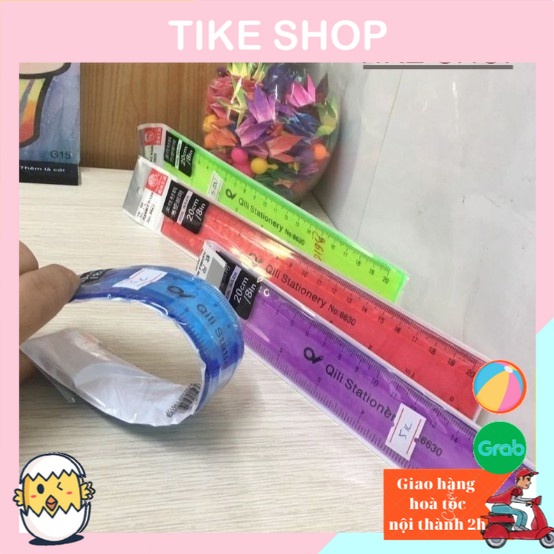 Thước kẻ dẻo 20cm, 30cm