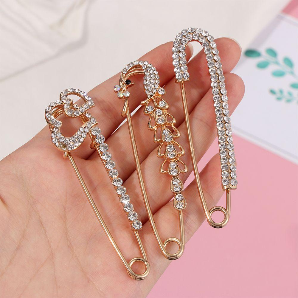 Ghim Cài Khăn Choàng / Khăn Choàng Hijab Bằng Kim Loại Cho Nữ